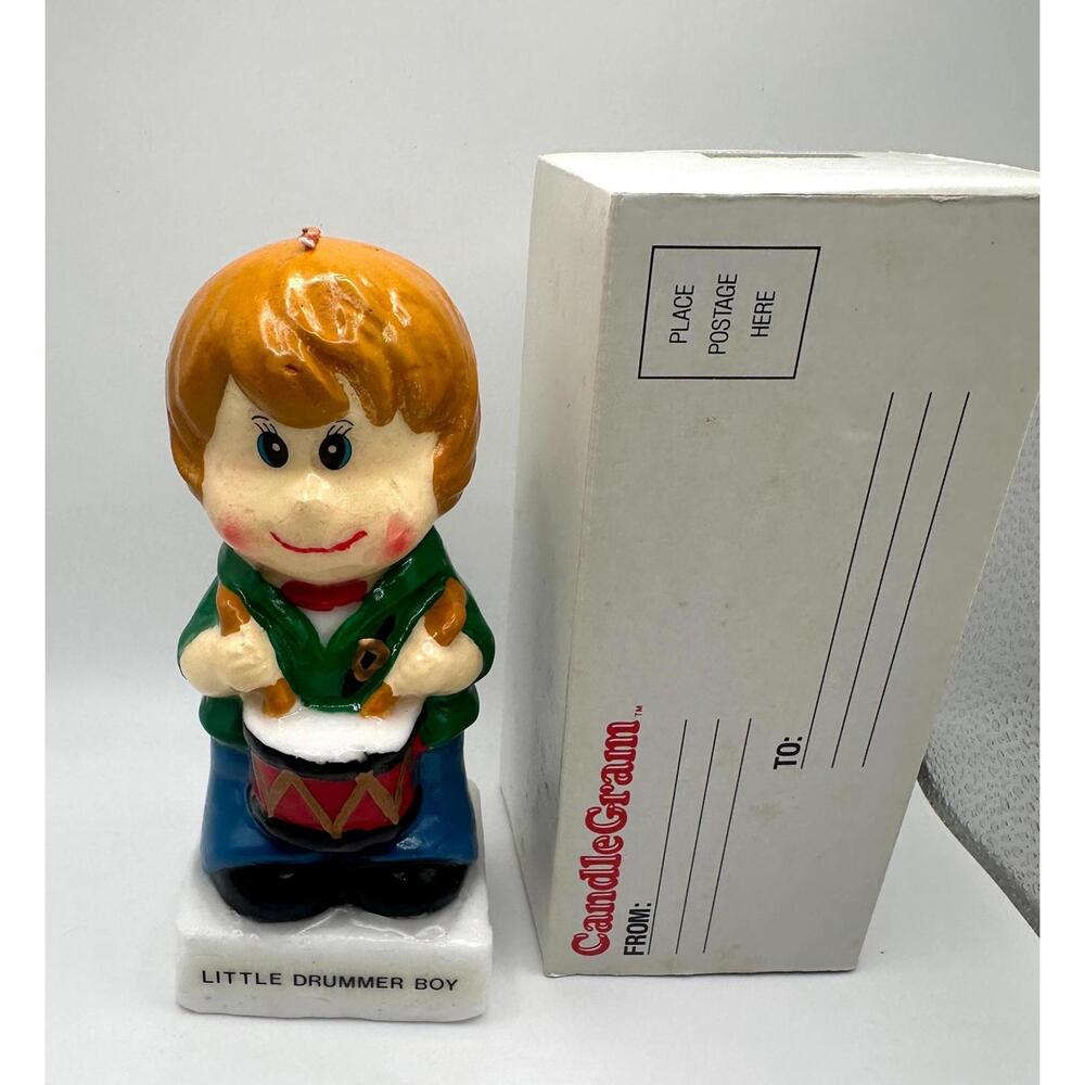 CandleGram Little Drummer Boy Christmas 1983‎ American Trends Co, Original Box